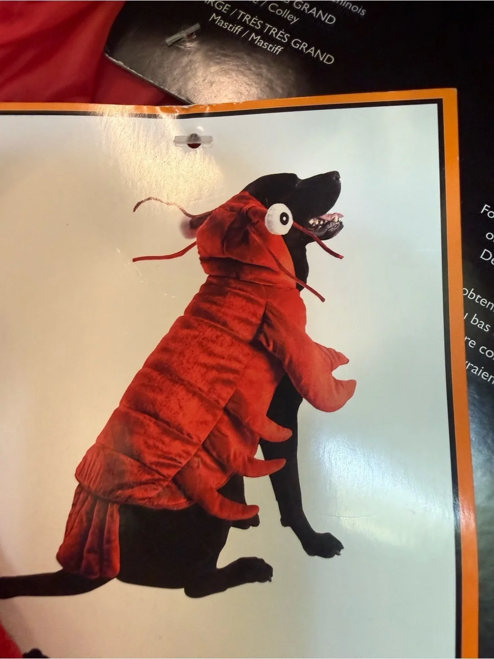 Red Lobster Pet Costume - Plush Dog Lobster Outfit